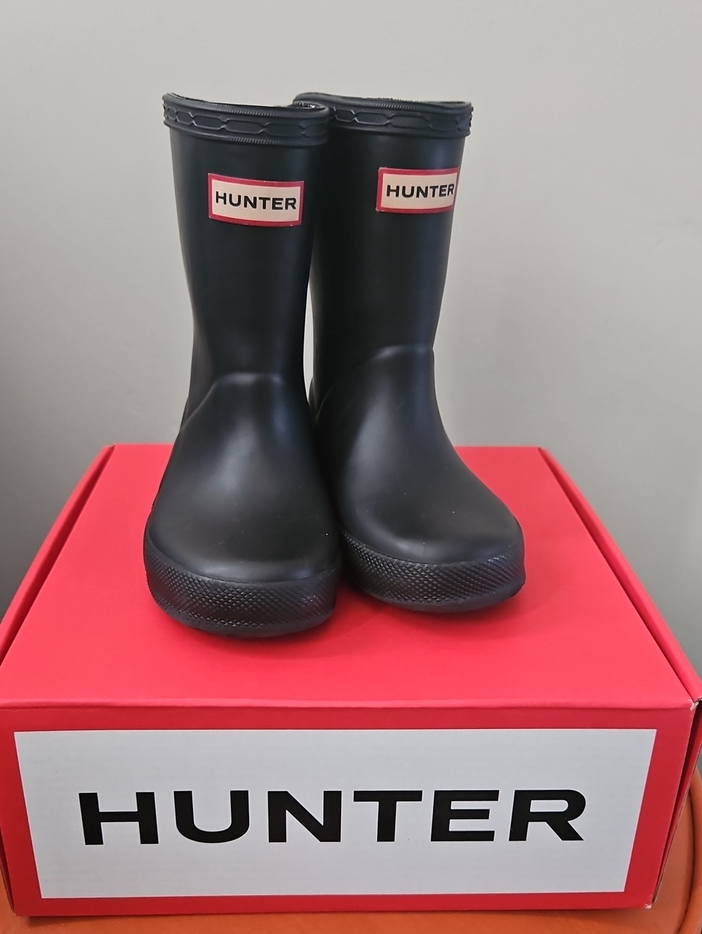 Hunter Rain Boots.